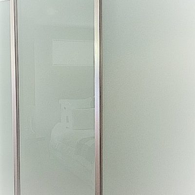 Opaque Laminated Glass Door