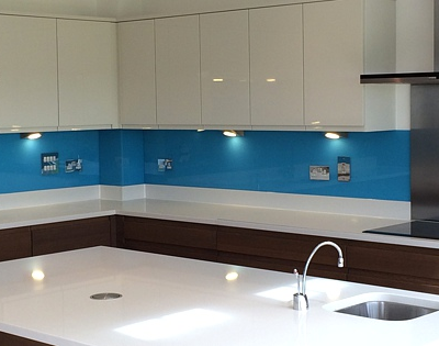 Splash Back Blue