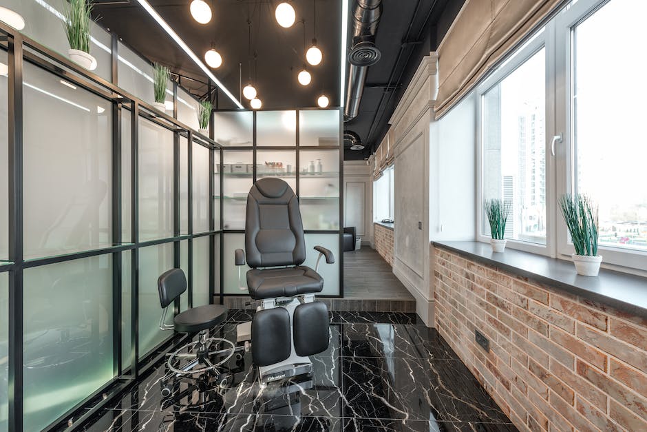 Pedicure chair in beauty salon