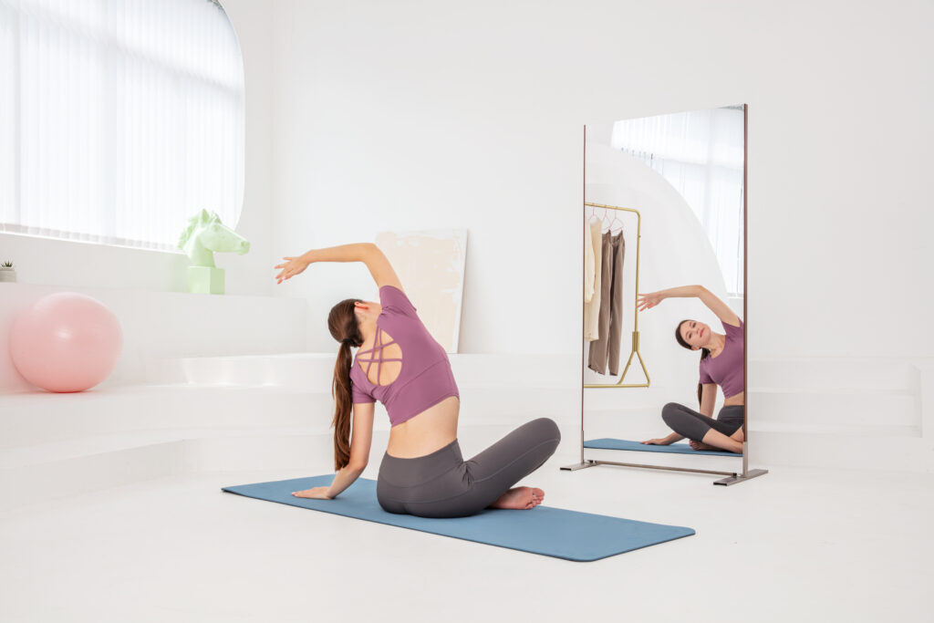 Here shows a standing shatterproof mirror from Our Brisafe Glassless standing mirror, a girl is using it as a yoga mirror
Please visit https://tgm.net.nz for more information
mirror auckland
glass auckland